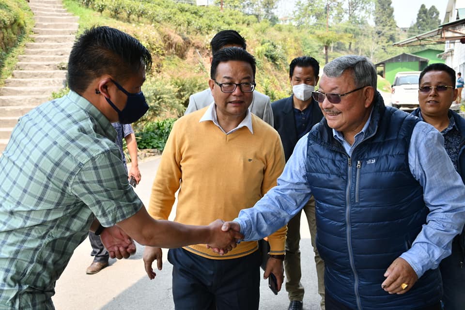 Education Minister Kunga Nima Lepcha Visits Temi Tea Estate