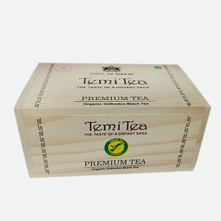Premium Tea Wooden Caddy-LOC